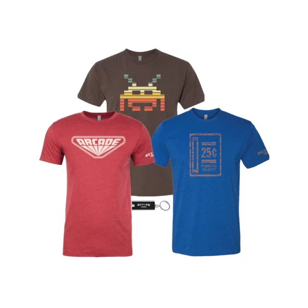 retro gaming t shirt bundle