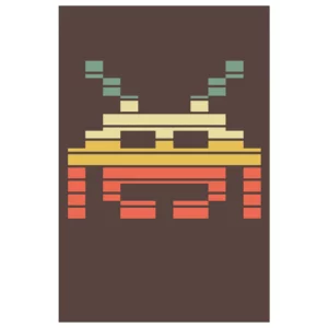 outlaw pinball invader poster