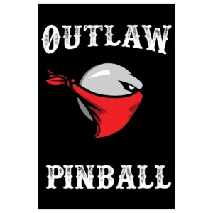 outlawpinball original logo poster