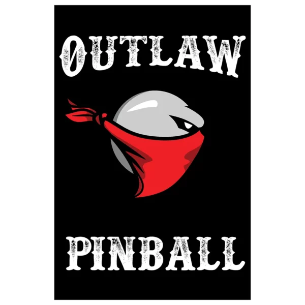 outlawpinball original logo poster