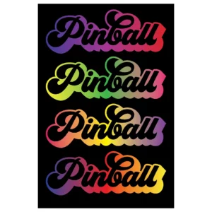 outlaw pinball script poster